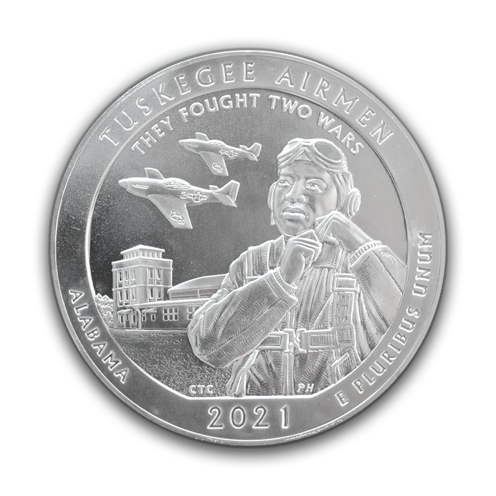 silver atb 5 oz tuskegee airmen