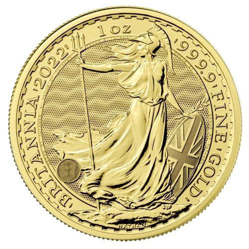 1 oz gold britannia coin bu