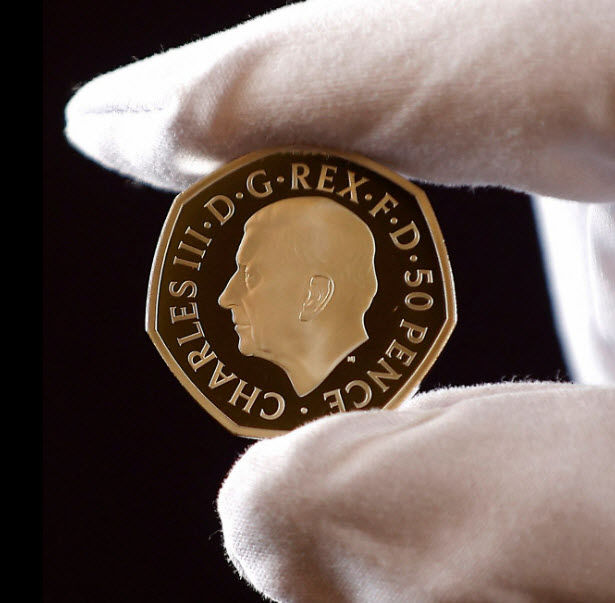 King Charles Coin portrait