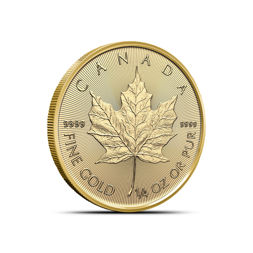 Buy Oz Canadian Gold Maple Leaf Coin Bu Bullionmax