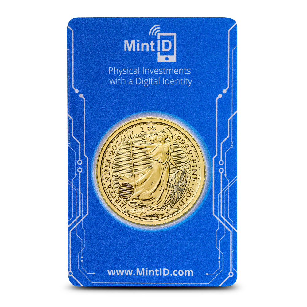 Buy 2024 1 Oz British Gold Britannia Coin MintID AES 128 Encrypted   5854311 Front 