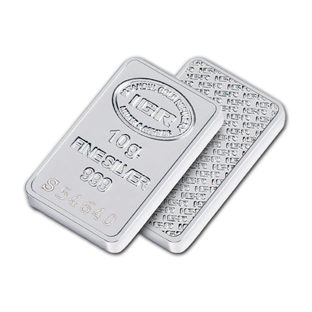 Buy 10 g Istanbul Gold Refinery (IGR) Silver Bullion Bar (New, Assay ...